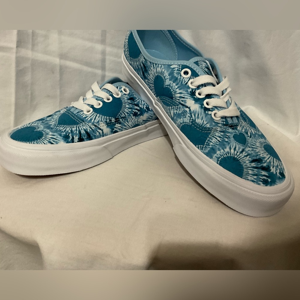 Vans Tie Dye Hearts Light Blue